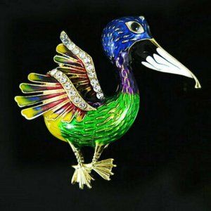 Whimsical Pin Duck